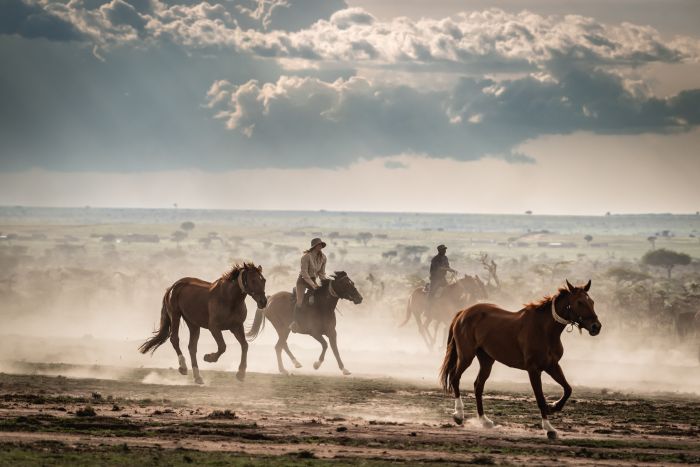 Laikipia Reitsafarai am Mount Kenia