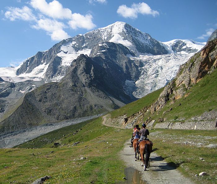 Bergsteigertour in den Wallliser Alpen