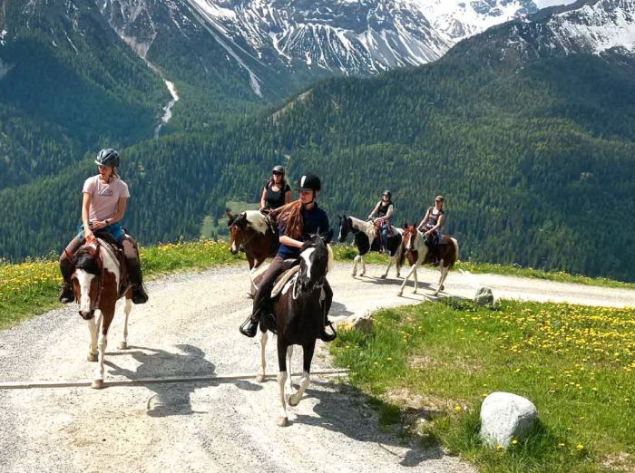 Reiturlaub im Münstertal Graubünden